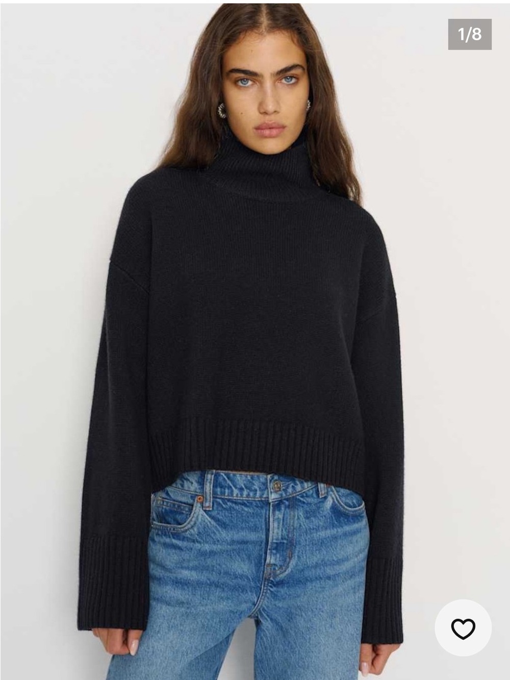 Reformation Regenerative Wool Cropped Turtleneck